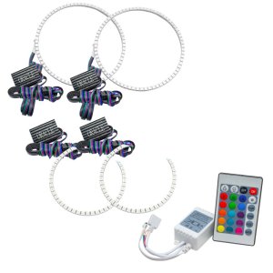 Dodge Ram Headlight Halo Kit - ORACLE Lighting - ColorSHIFT with Simple Controller - ColorSHIFT - `02-`05